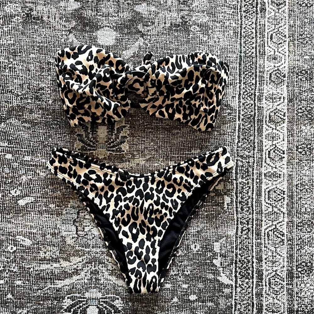 Montce leopard bikini set